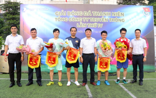 Một số hình ảnh Giải bóng đá Thanh niên Tổng công ty Truyền thông 2019