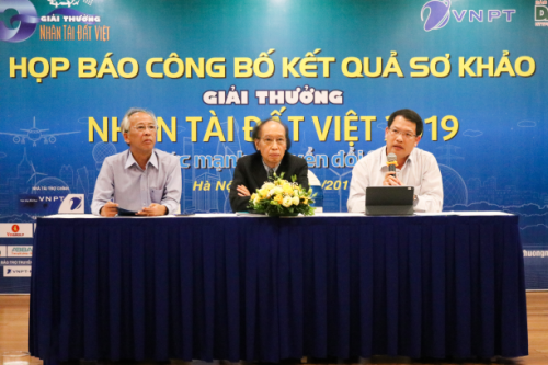Một số hình ảnh buổi họp báo công bố kết quả Sơ khảo Giải thưởng NTĐV 2019