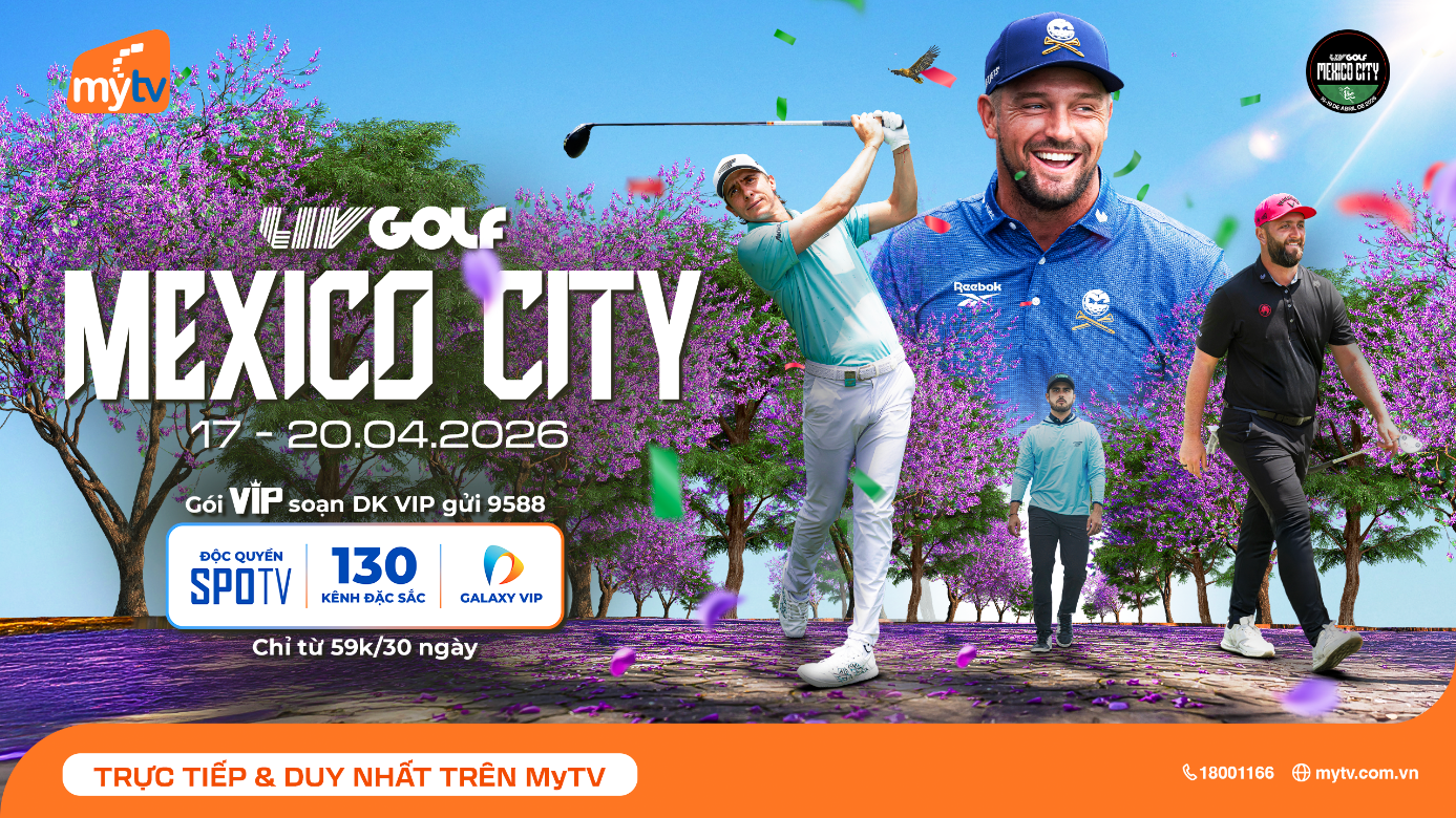 LIV Golf Mexico City 2026: Xem trực tiếp và độc quyền trên MyTV