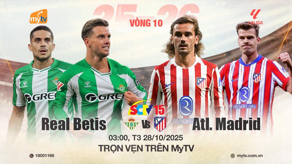 LaLiga vòng 10: El Clásico và loạt đại chiến hấp dẫn – Trọn vẹn trên MyTV