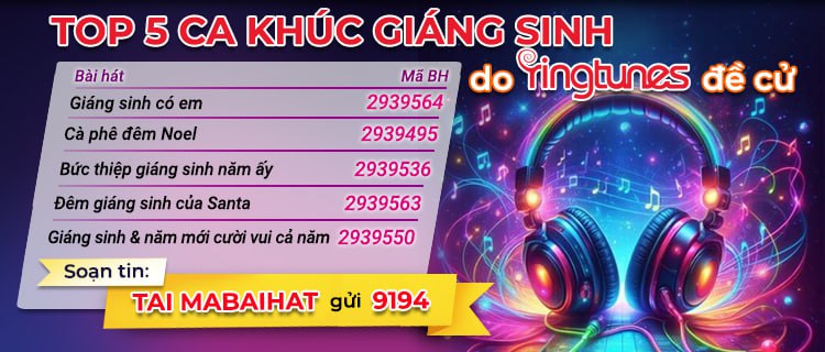 Top 5 ca khúc Giáng sinh "gây nghiện" trên RINGTUNES - rực rỡ sắc màu lễ hội 2025