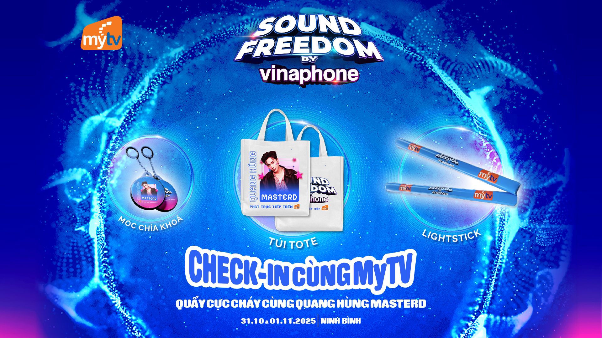 Sound Freedom by VinaPhone 2025: The Big Music Festival Explodes Again; MyTV Continues to Accompany Through 3 Seasons