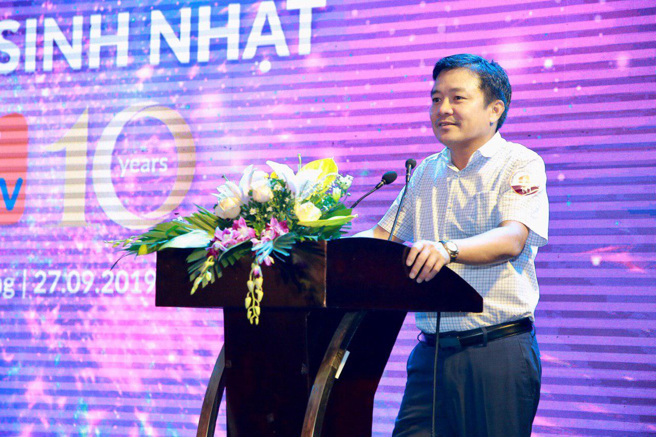 Phó Tổng Giám đốc VNPT, Chủ tịch VNPT-Media Huỳnh Quang Liêm phát biểu tại Gala